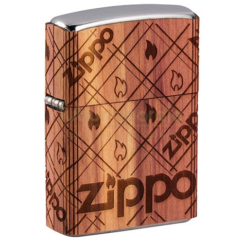 Bricheta originala Zippo ieftina de vanzare editie Woodchuck Cedar Emblem